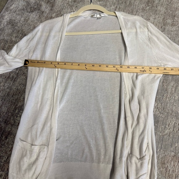 Lauren Conrad Lightweight White Cardigan - Picture 5 of 8